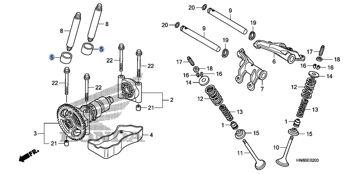 Honda OEM part 14421-HN8-000
