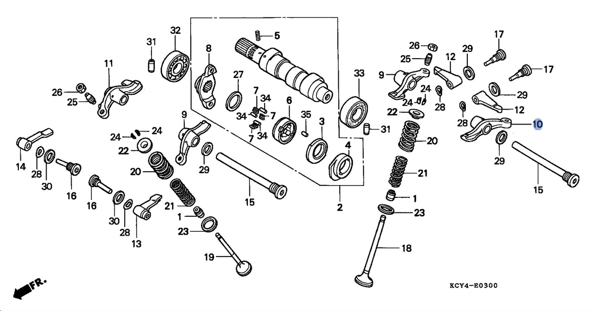 Honda OEM part 14421-KCY-670