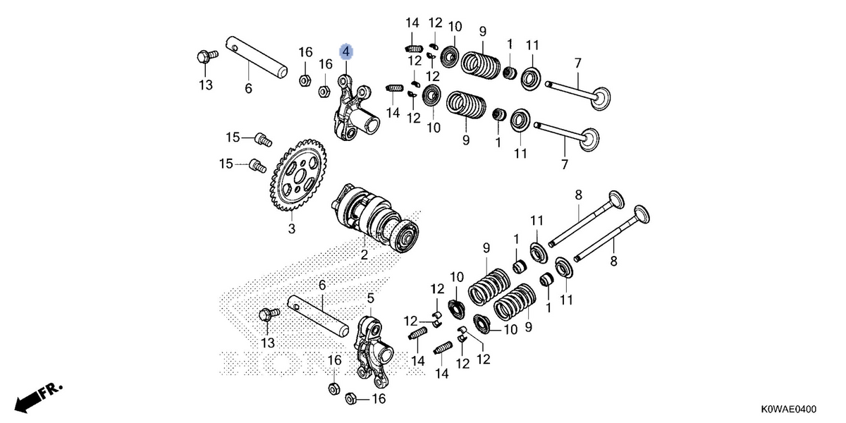 Honda OEM part 14430-K0R-V00