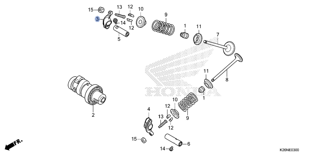 Honda OEM part 14430-K1M-T00