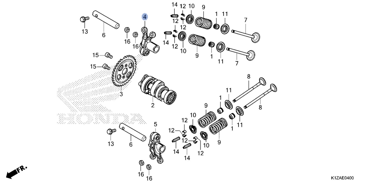 Honda OEM part 14430-K1Y-DC0