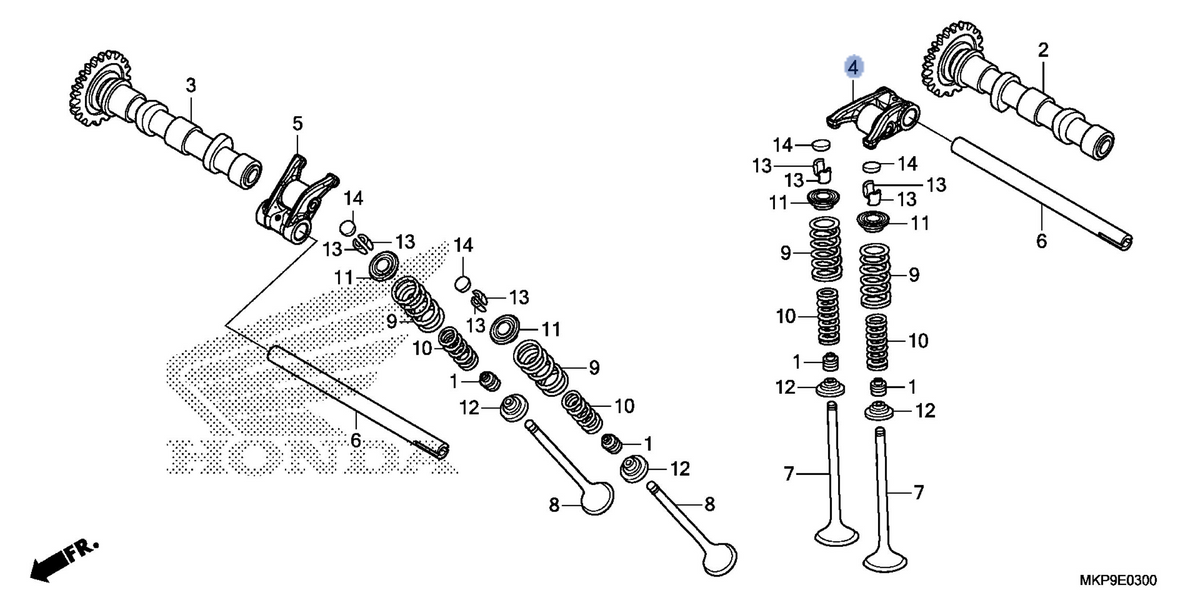 Honda OEM part 14430-MGZ-J00