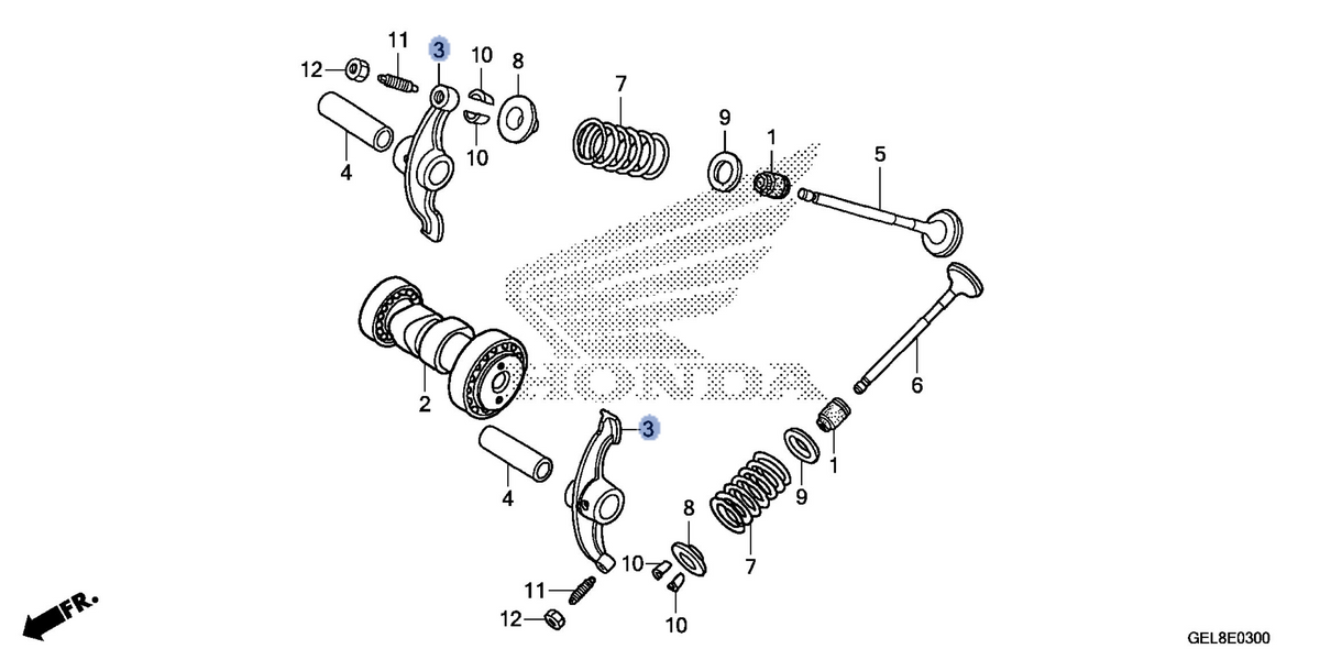 Honda OEM part 14431-GEL-A80