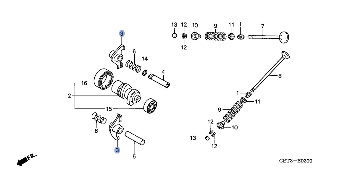 Honda OEM part 14431-GET-000