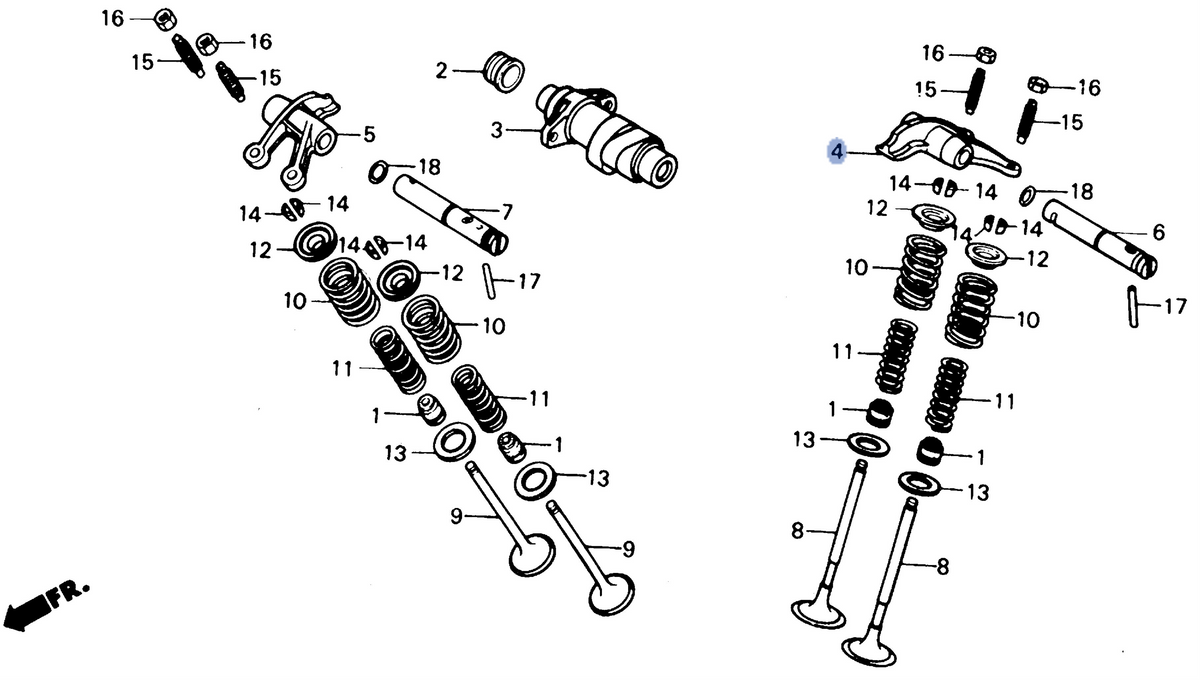 Honda OEM part 14431-HA7-670