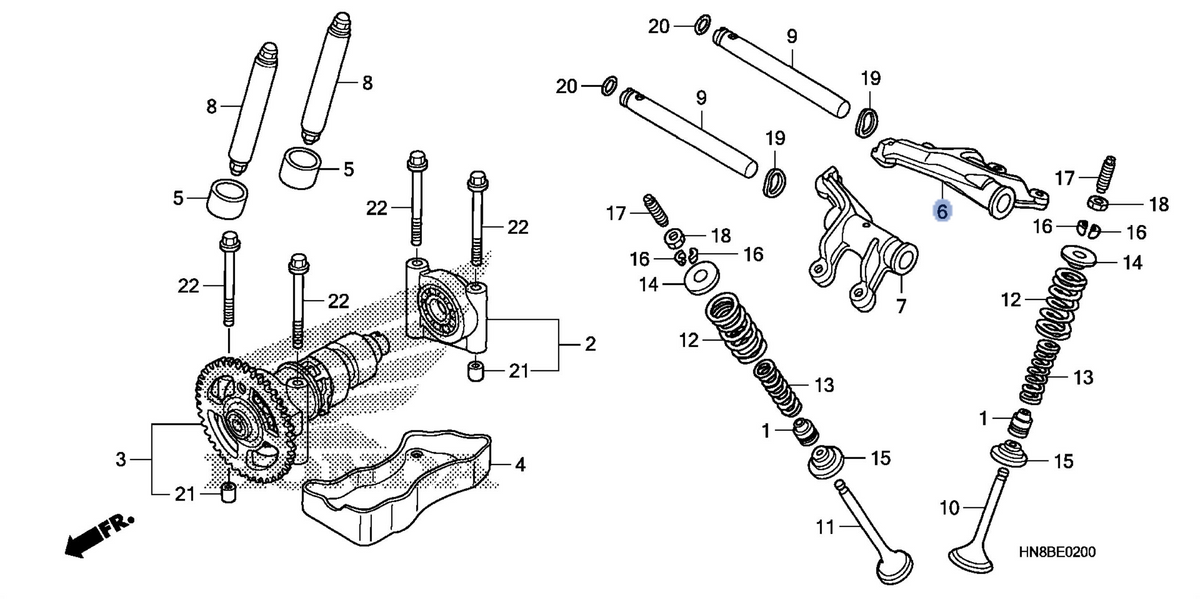 Honda OEM part 14431-HL3-B50