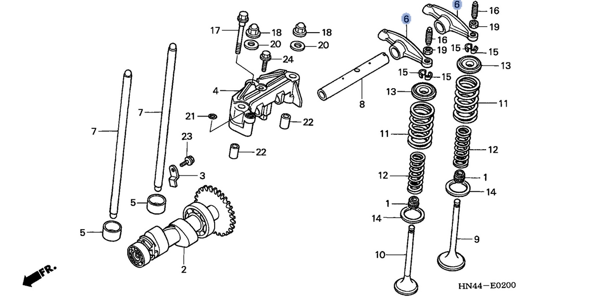 Honda OEM part 14431-HM8-000