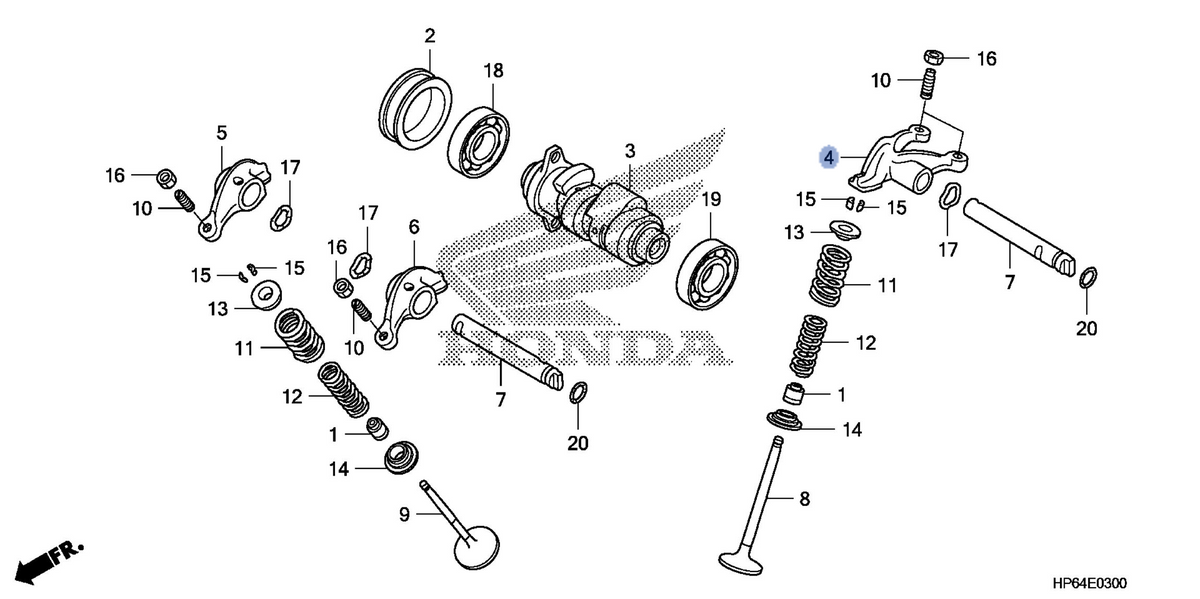 Honda OEM part 14431-HP6-A00
