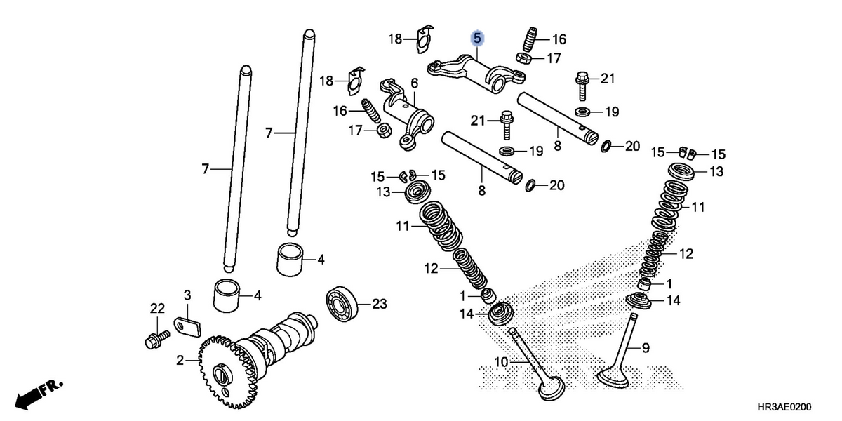 Honda OEM part 14431-HR0-F00