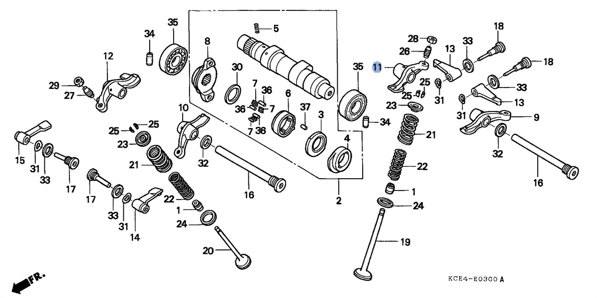 Honda OEM part 14431-KCZ-000