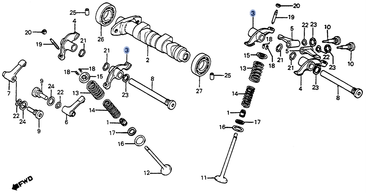 Honda OEM part 14431-KF0-020