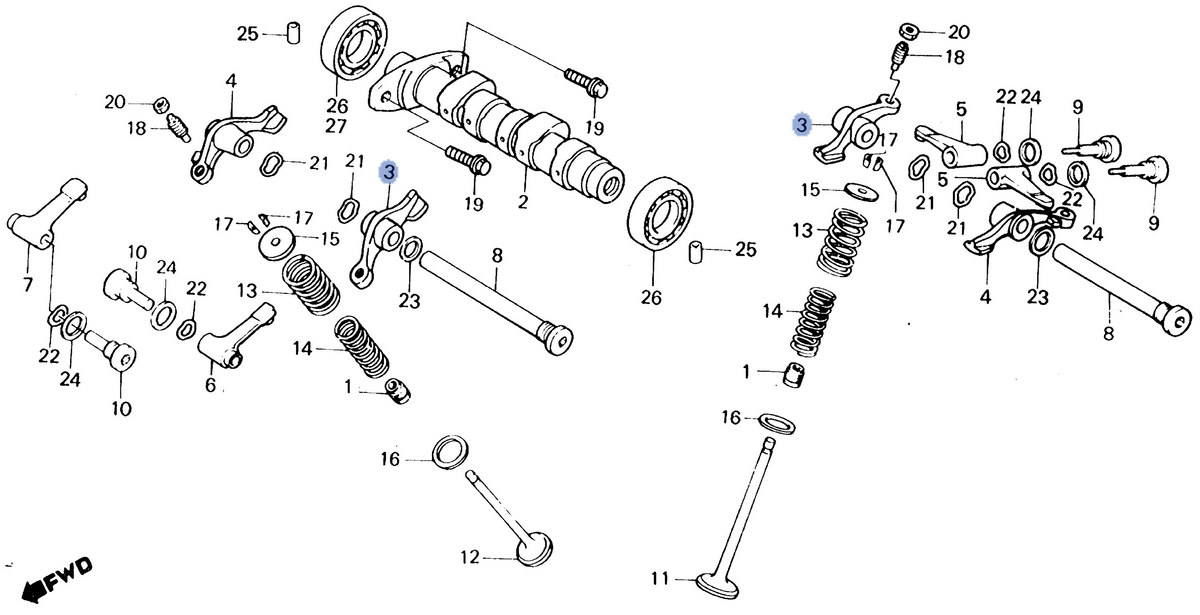 Honda OEM part 14431-KR0-000