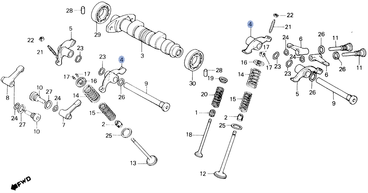 Honda OEM part 14431-MG3-000