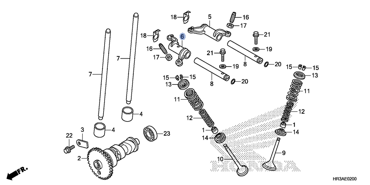 Honda OEM part 14432-HP5-600