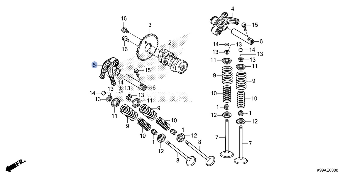 Honda OEM part 14440-K2K-D00