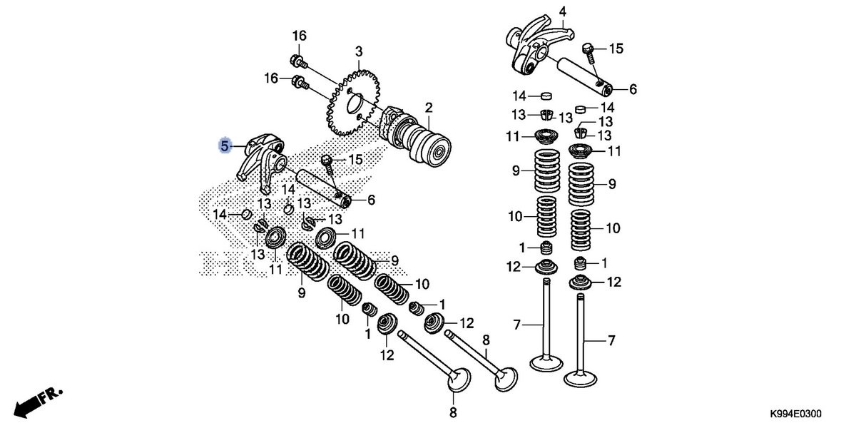 Honda OEM part 14440-K31-900