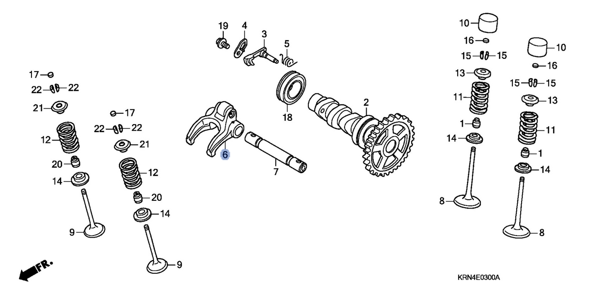 Honda OEM part 14440-KRN-670
