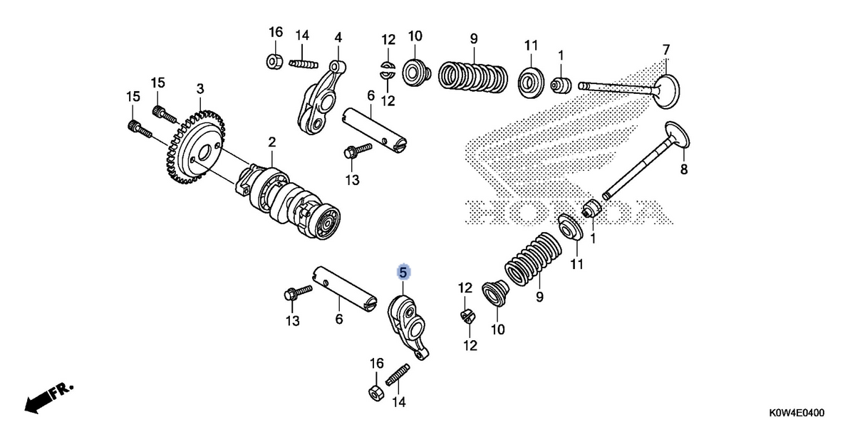 Honda OEM part 14440-KZR-600