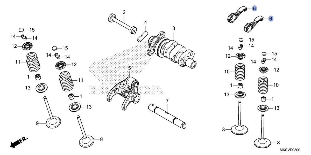 Honda OEM part 14441-MKE-B50