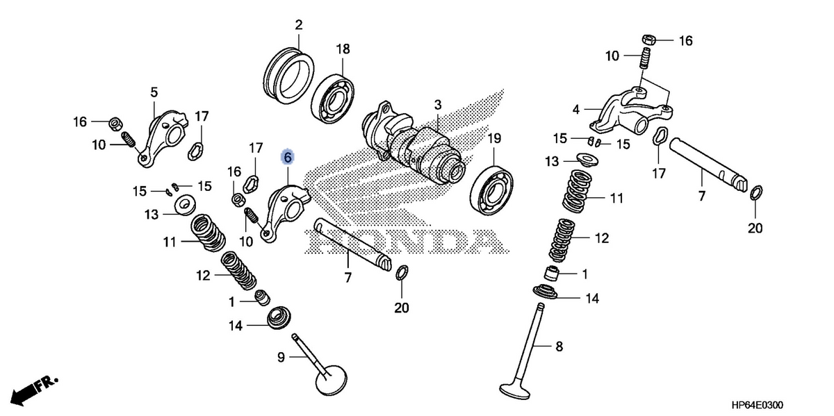 Honda OEM part 14442-HP6-A00