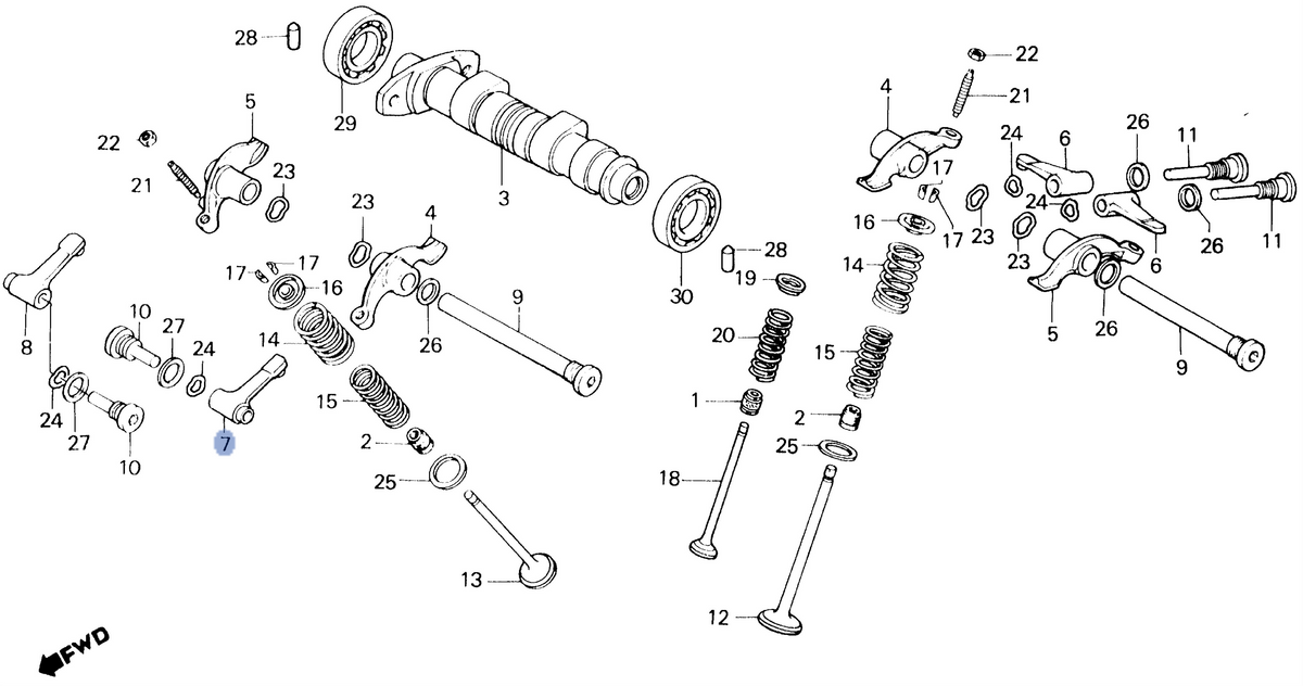 Honda OEM part 14446-KF0-000