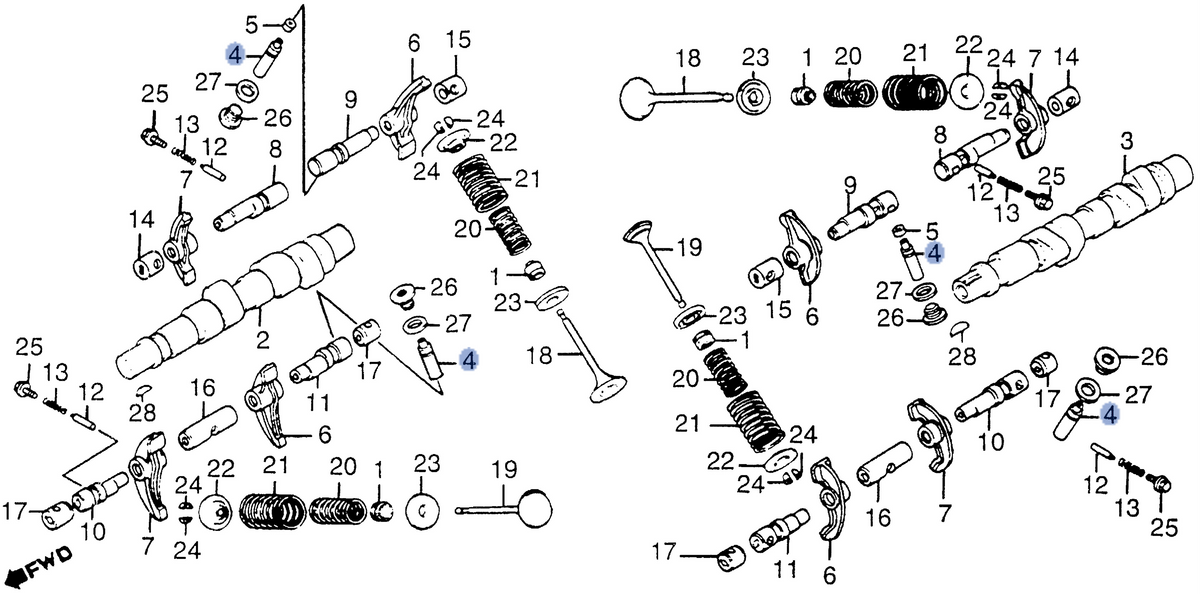 Honda OEM part 14450-MG9-004