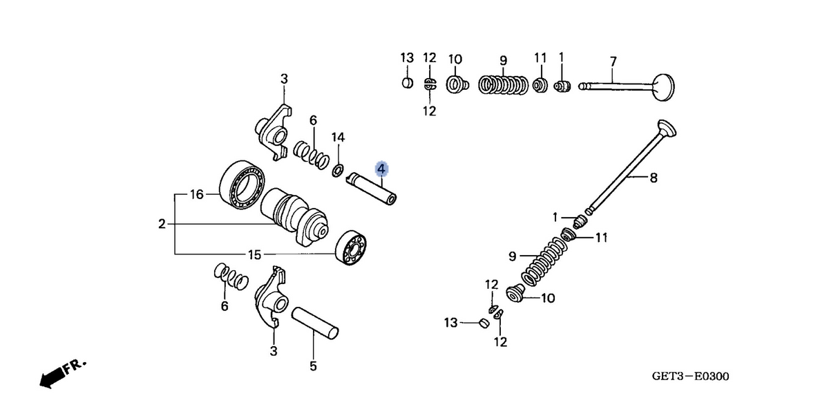Honda OEM part 14451-GET-000