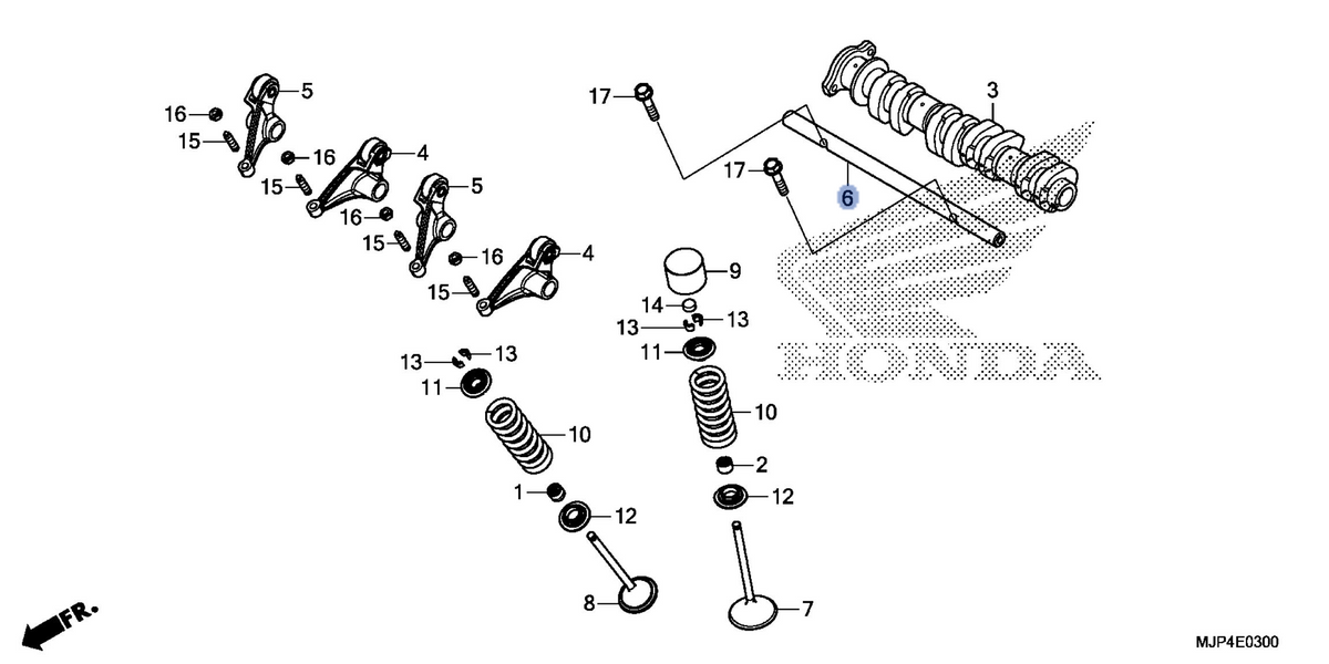 Honda OEM part 14451-HL4-000