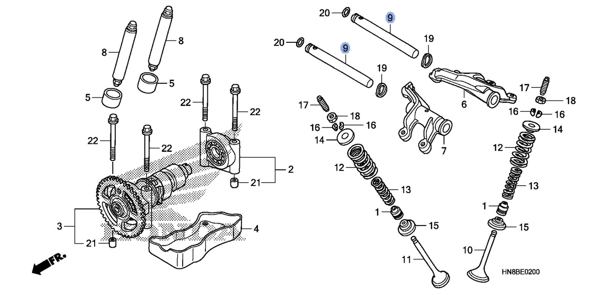Honda OEM part 14451-HN2-000