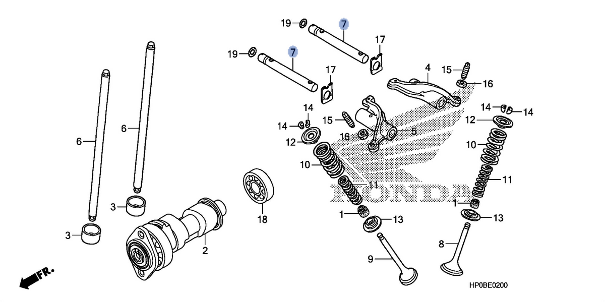 Honda OEM part 14451-HP0-A00