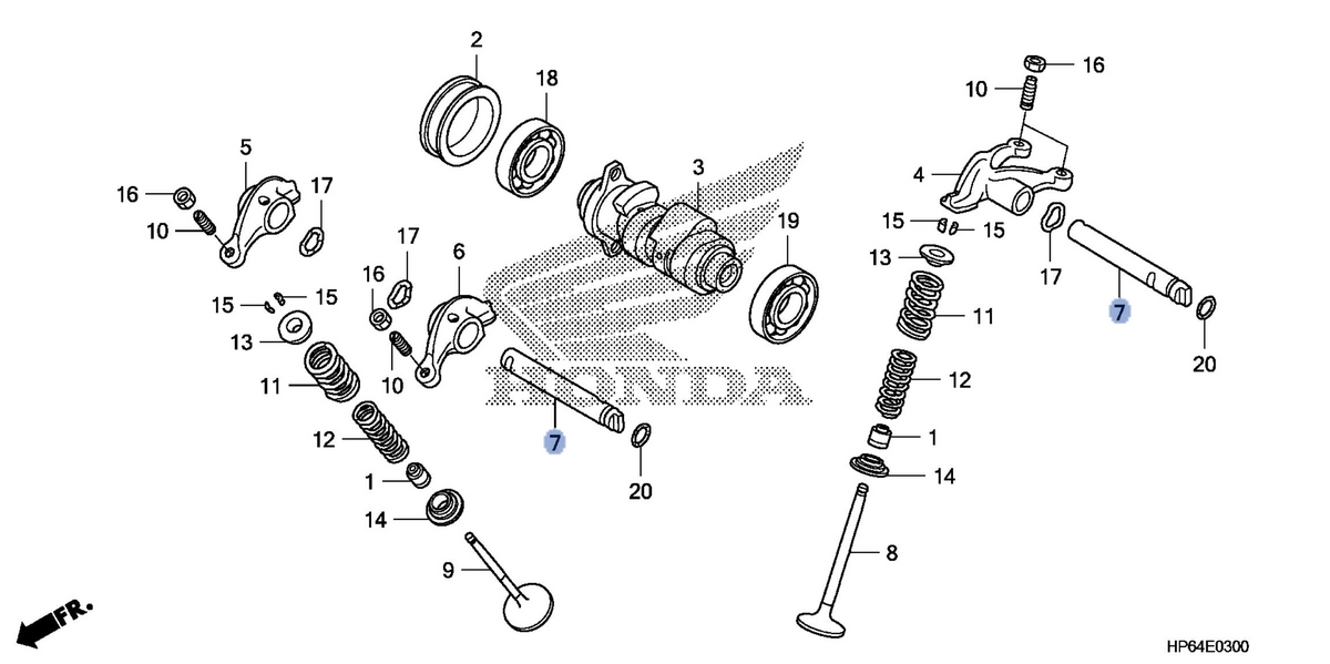 Honda OEM part 14451-HP6-A00