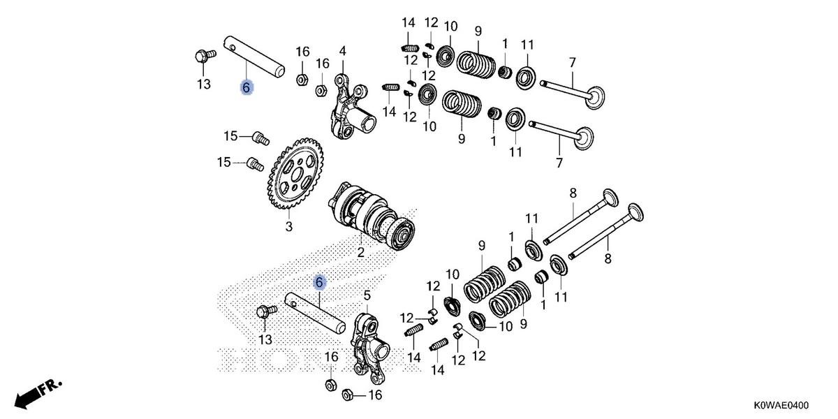 Honda OEM part 14451-K0R-V00