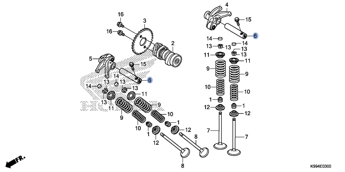 Honda OEM part 14451-K31-900