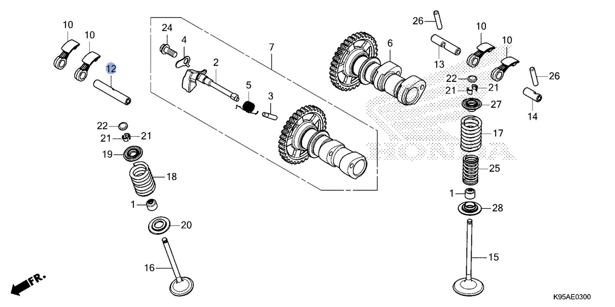 Honda OEM part 14451-K95-AA0