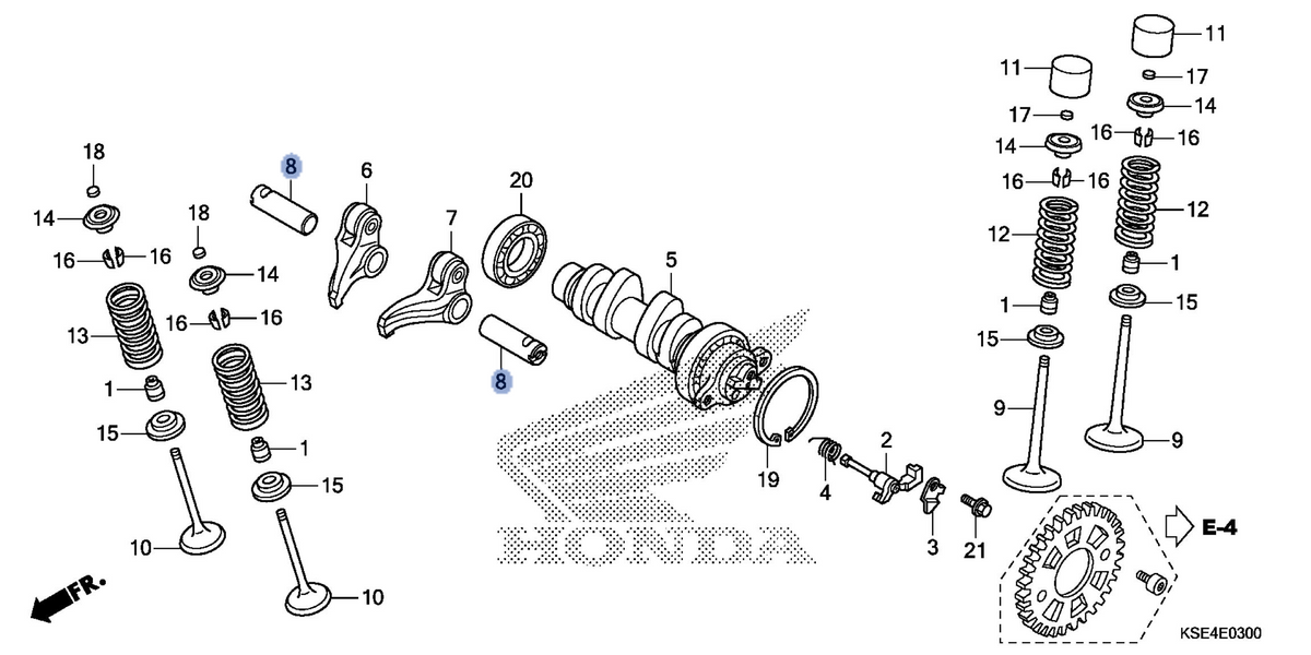Honda OEM part 14451-KSE-670