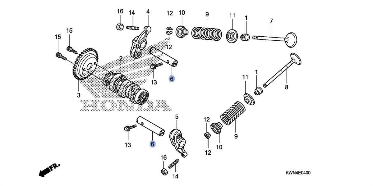 Honda OEM part 14451-KWN-900