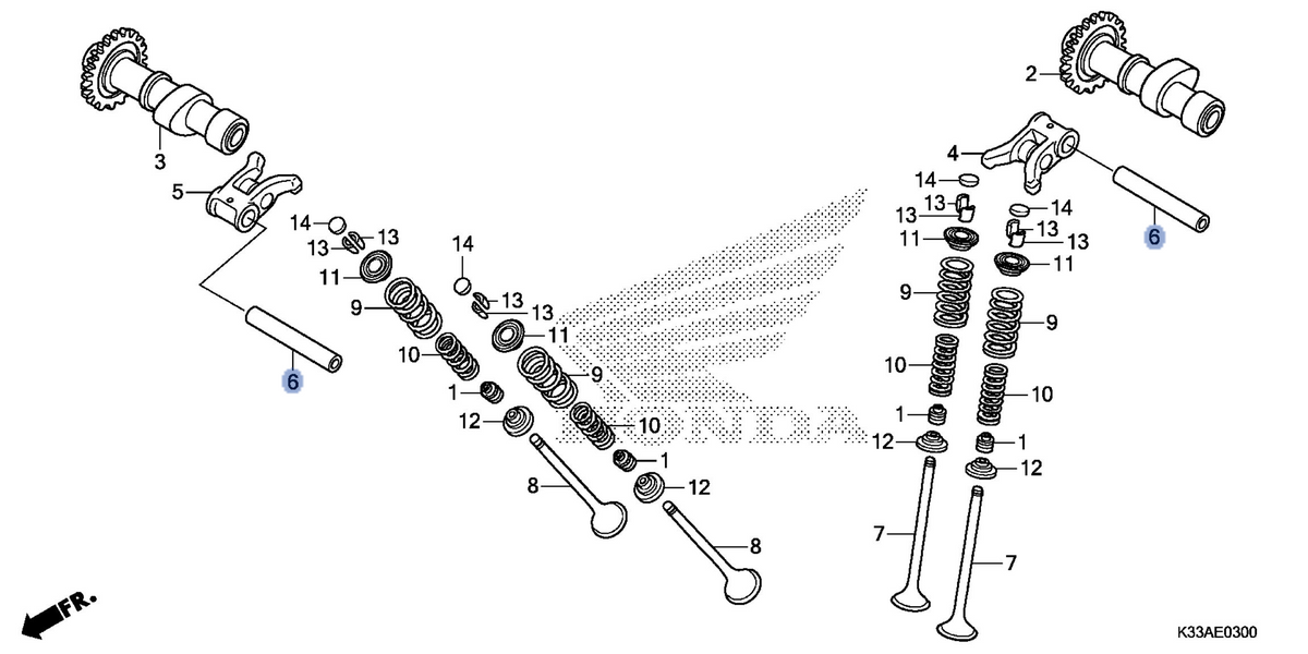 Honda OEM part 14451-KYJ-900
