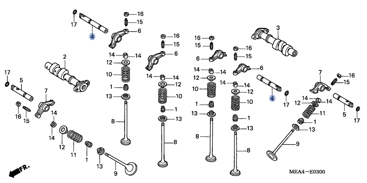 Honda OEM part 14451-MEA-670