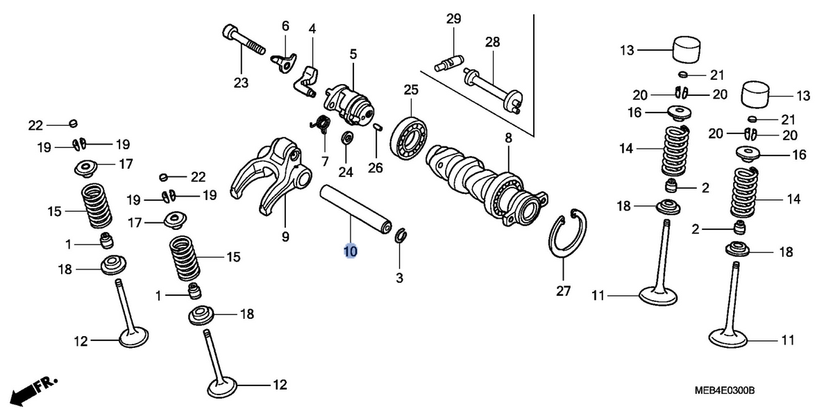 Honda OEM part 14451-MEB-670