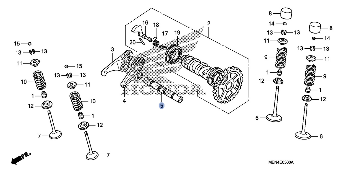 Honda OEM part 14451-MEN-A30