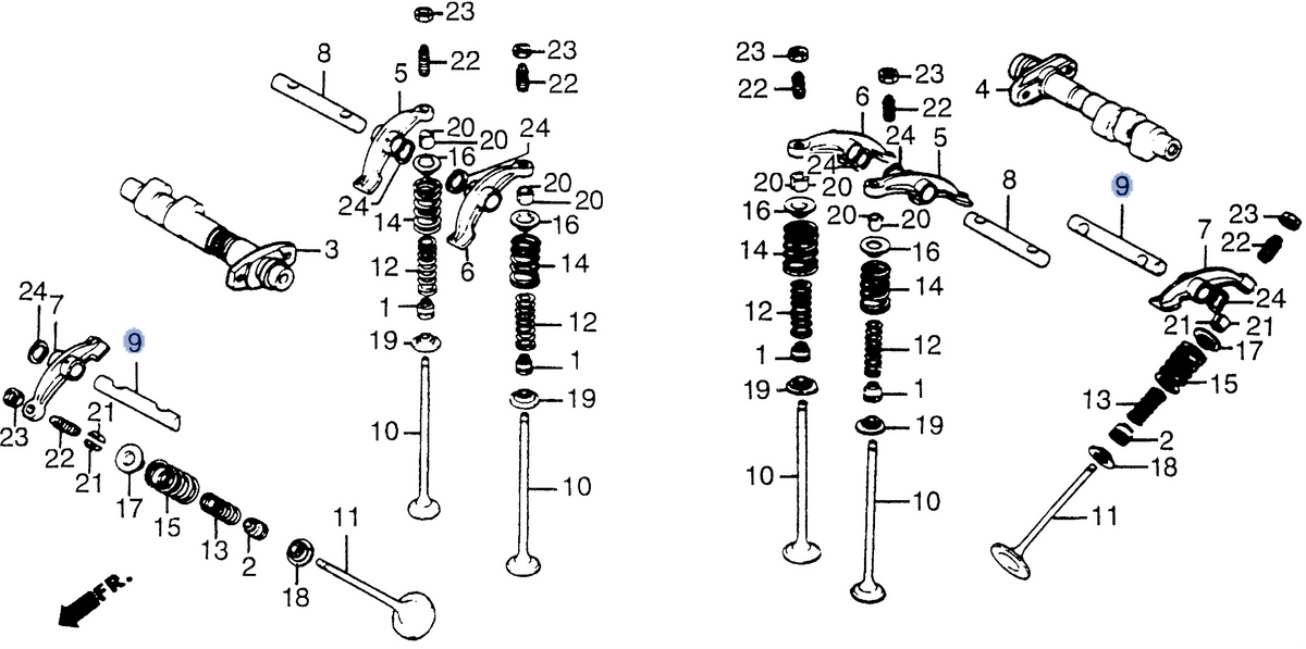 Honda OEM part 14451-MF5-000