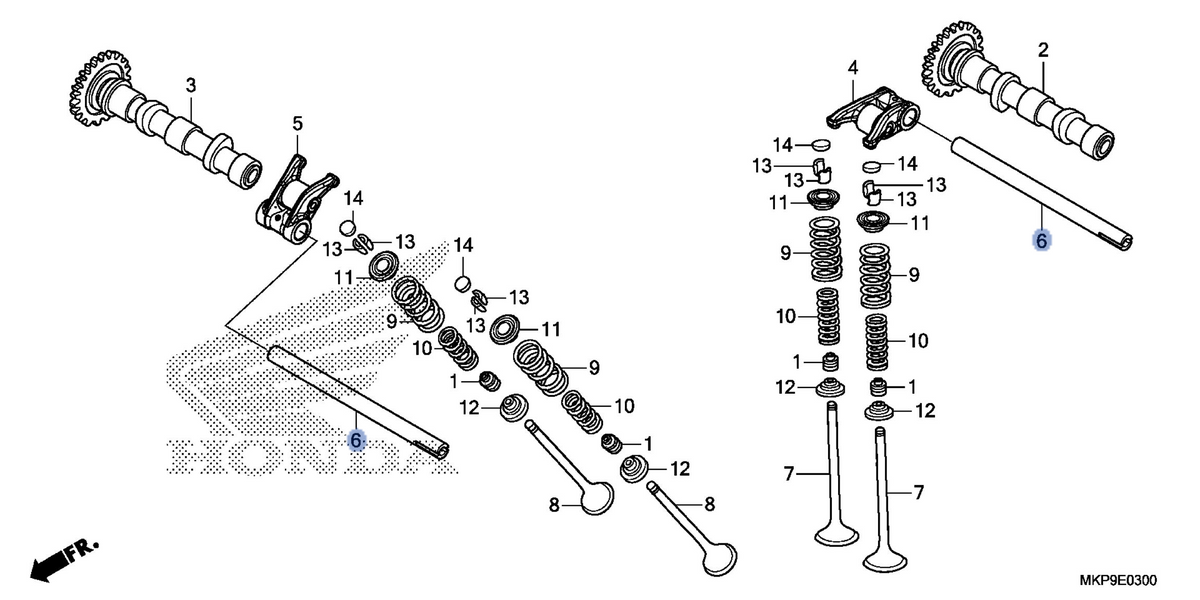 Honda OEM part 14451-MGZ-J00