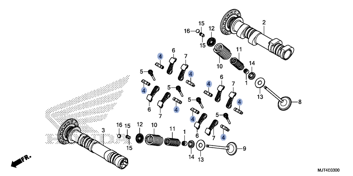 Honda OEM part 14451-MJT-E00