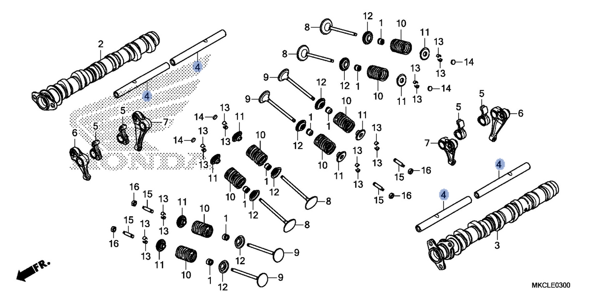 Honda OEM part 14451-MKC-A00