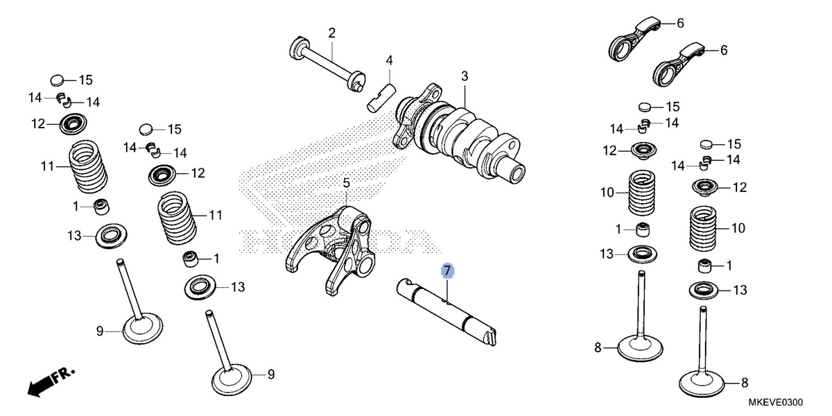 Honda OEM part 14451-MKE-B50