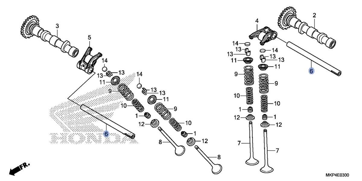 Honda OEM part 14451-MKP-K00
