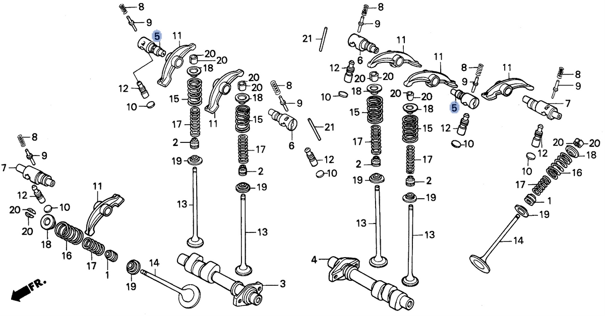 Honda OEM part 14451-MR6-670