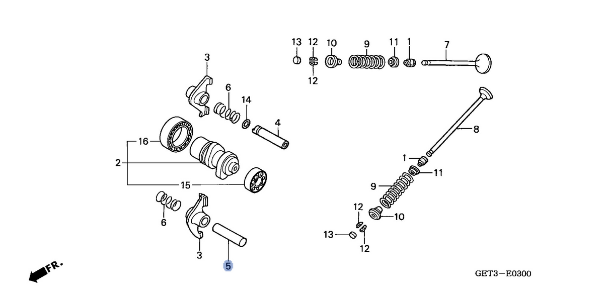Honda OEM part 14452-GET-000