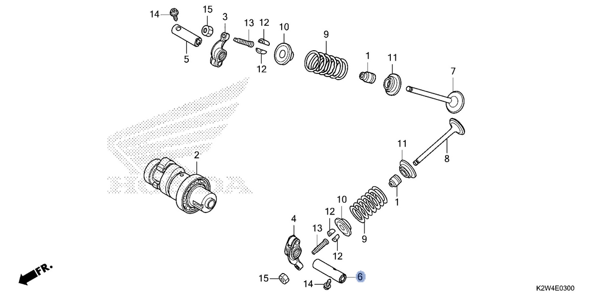 Honda OEM part 14452-K1M-T00