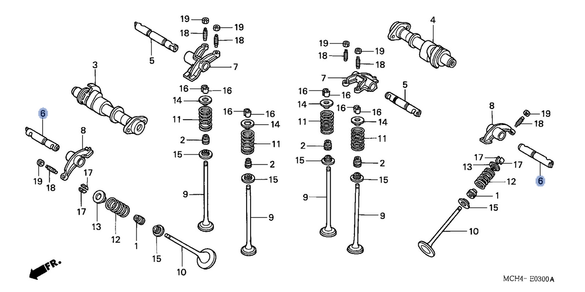 Honda OEM part 14452-MCH-000